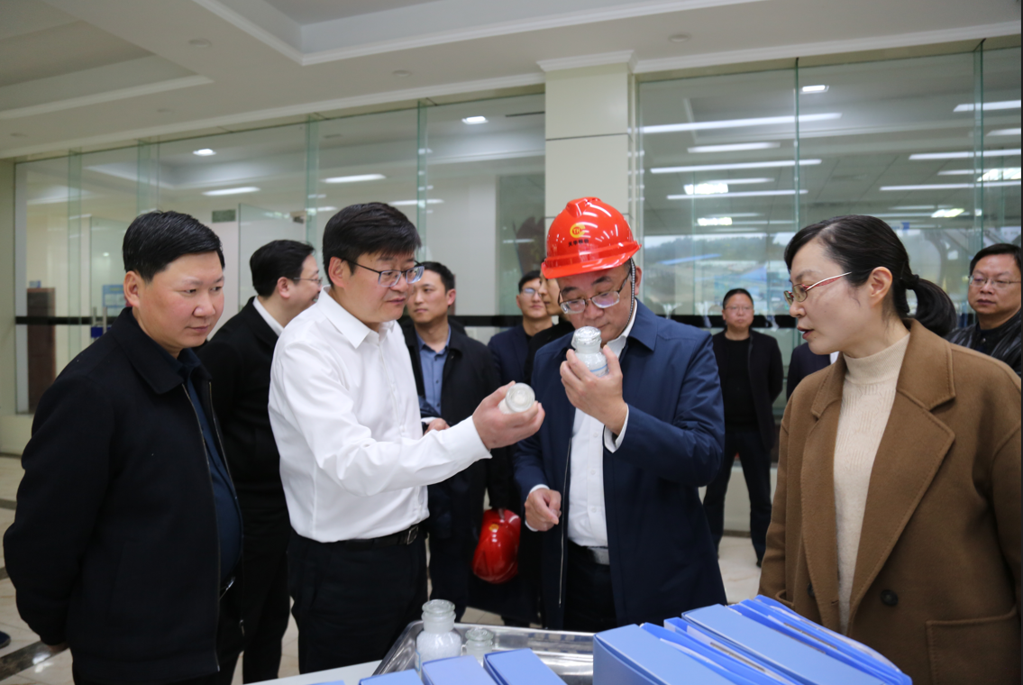 泸州市副市長楊長纓到集團調研項目建設
